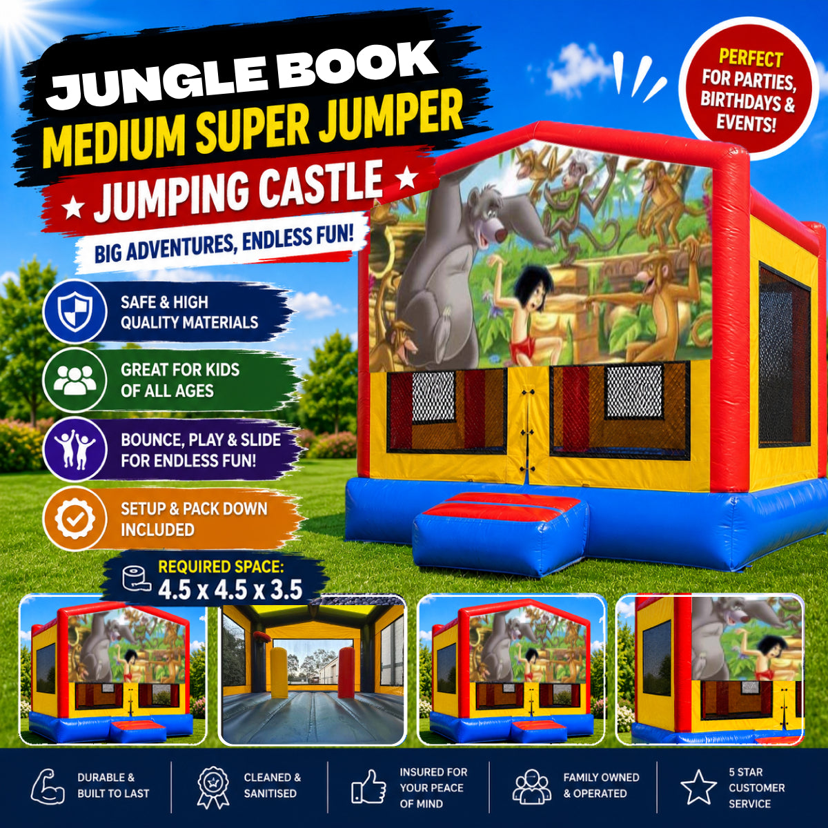 Jungle Book Medium Super Jumper Combo