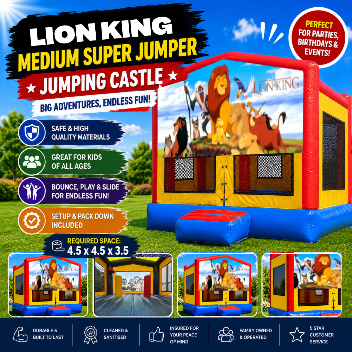 Lion King Medium Super Jumper Combo