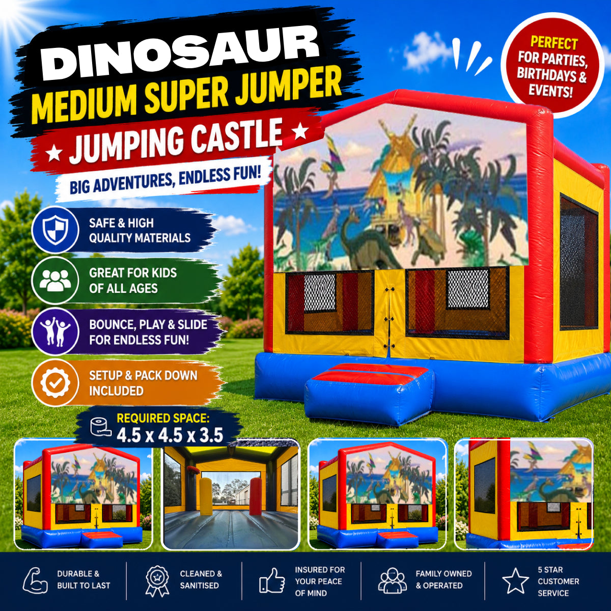 Dinosaur #1 Medium Super Jumper Combo
