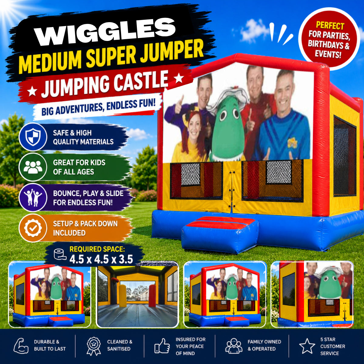 Wiggles Medium Super Jumper Combo