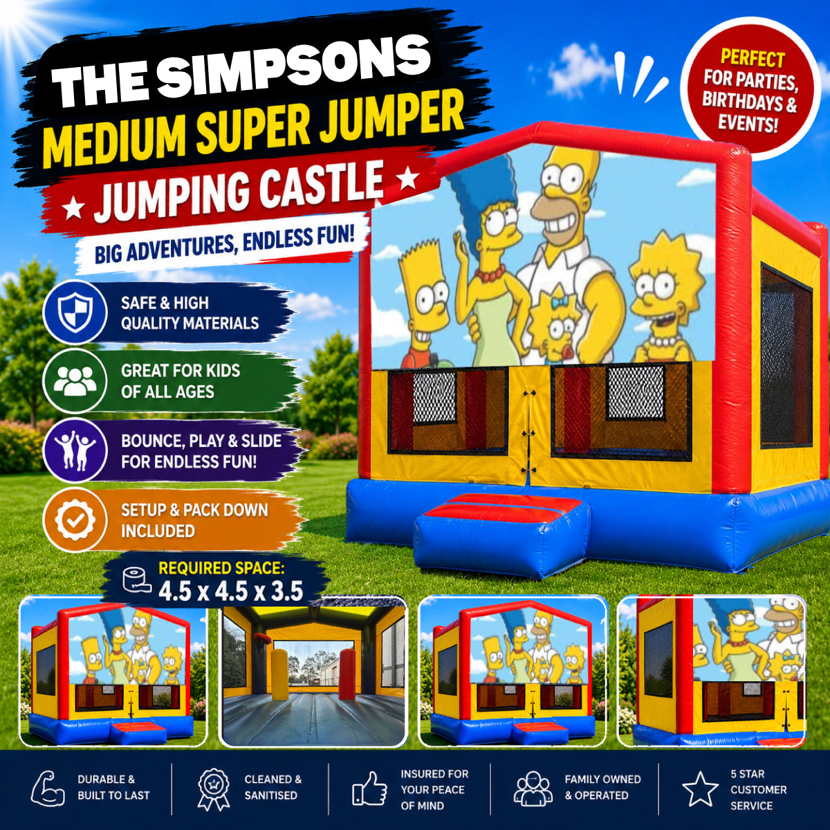 The Simpsons Medium Super Jumper Combo