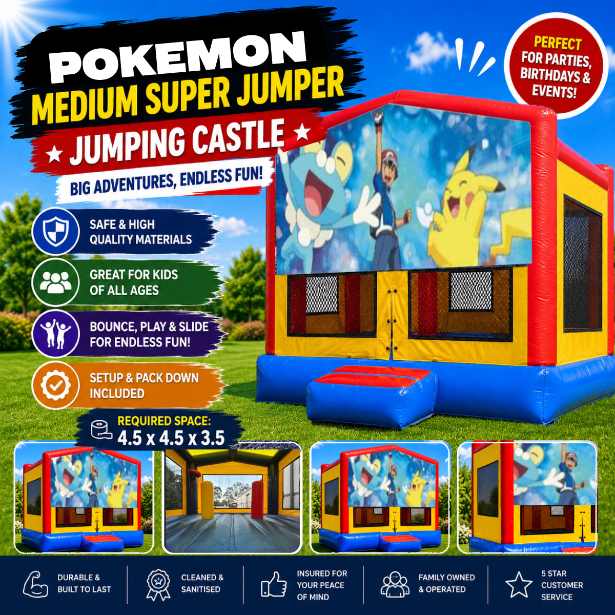 Pokemon Medium Super Jumper Combo