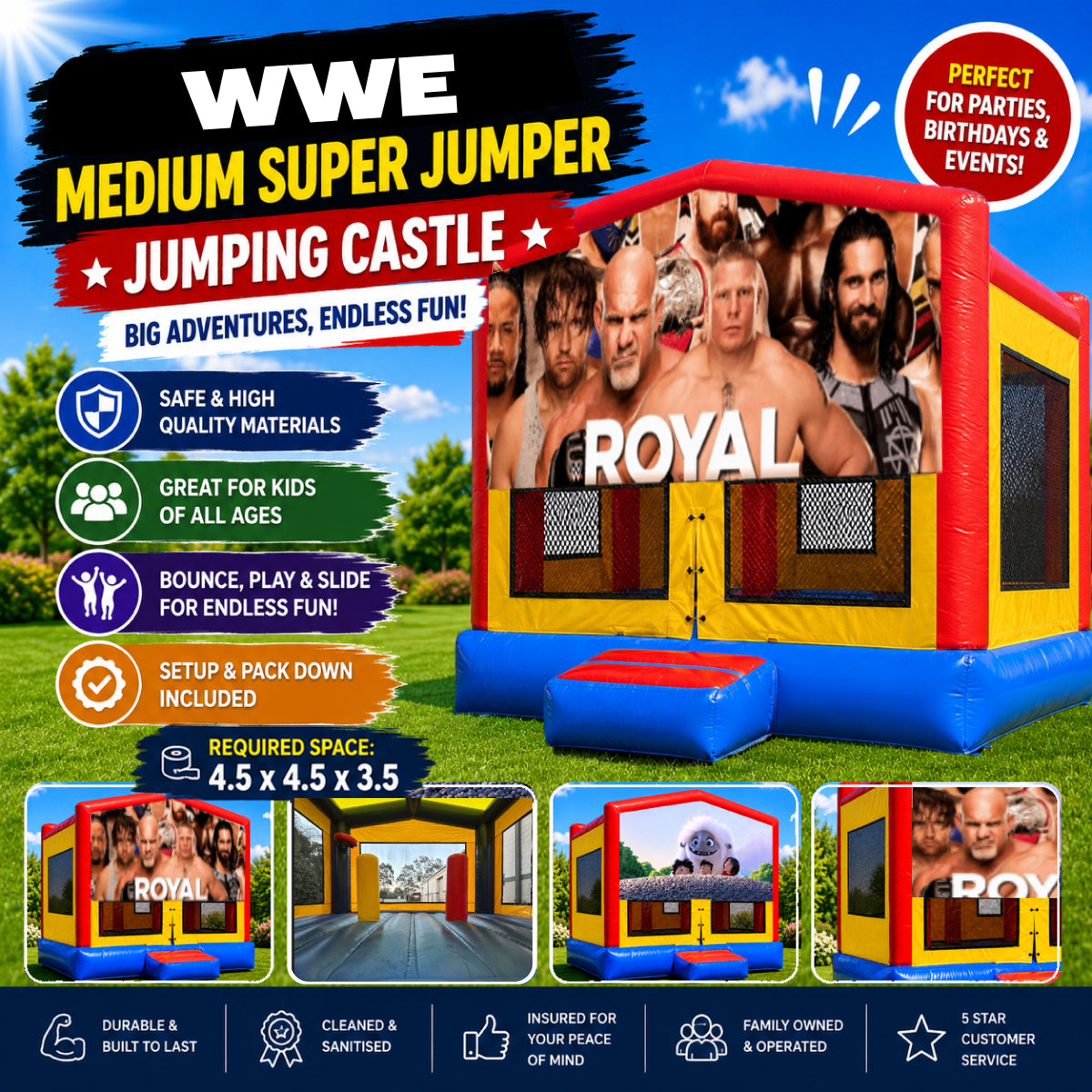 WWE Medium Super Jumper Combo