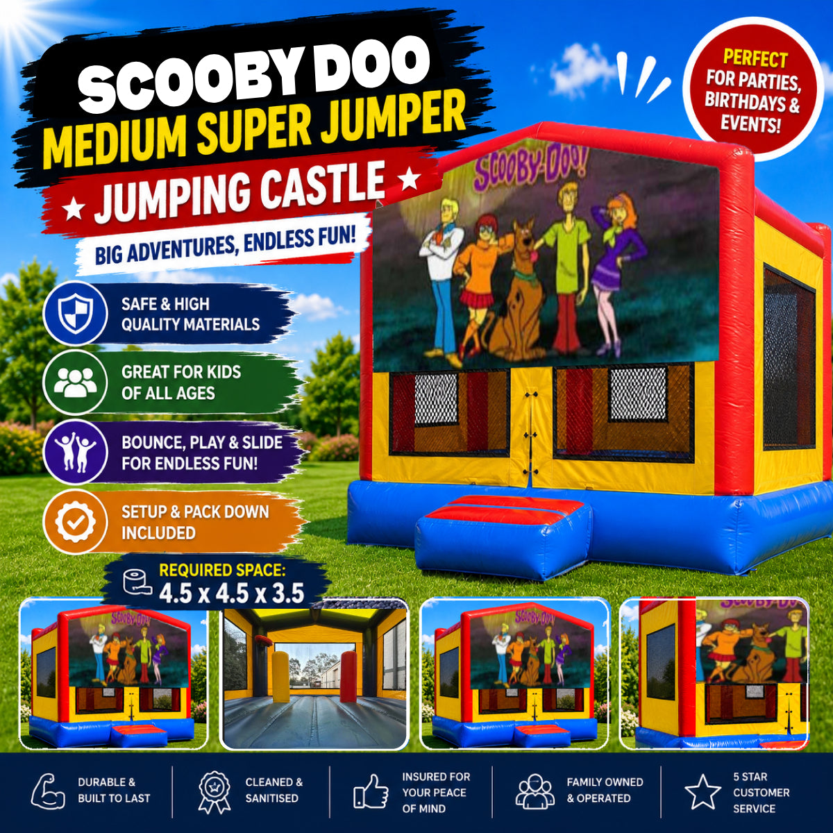 Scooby Doo Medium Super Jumper Combo