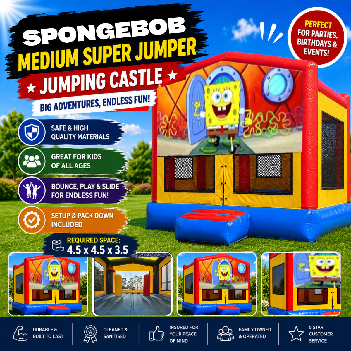 Spongebob  Medium Super Jumper