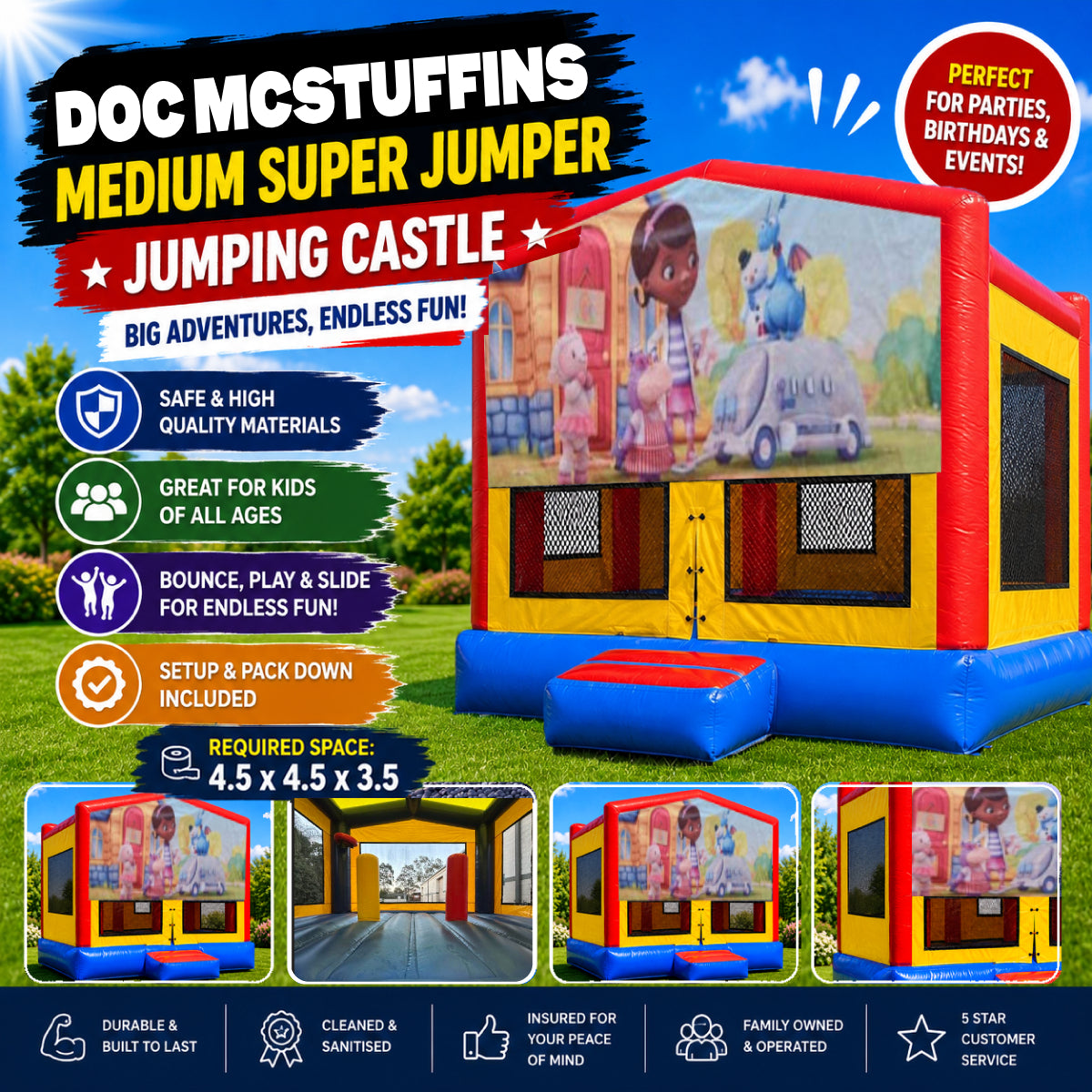 Doc McStuffins Medium Super Jumper Combo