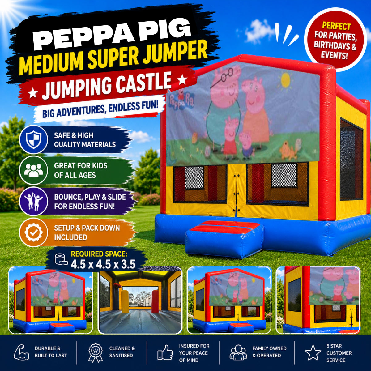 Peppa Pig Medium Super Jumper Combo