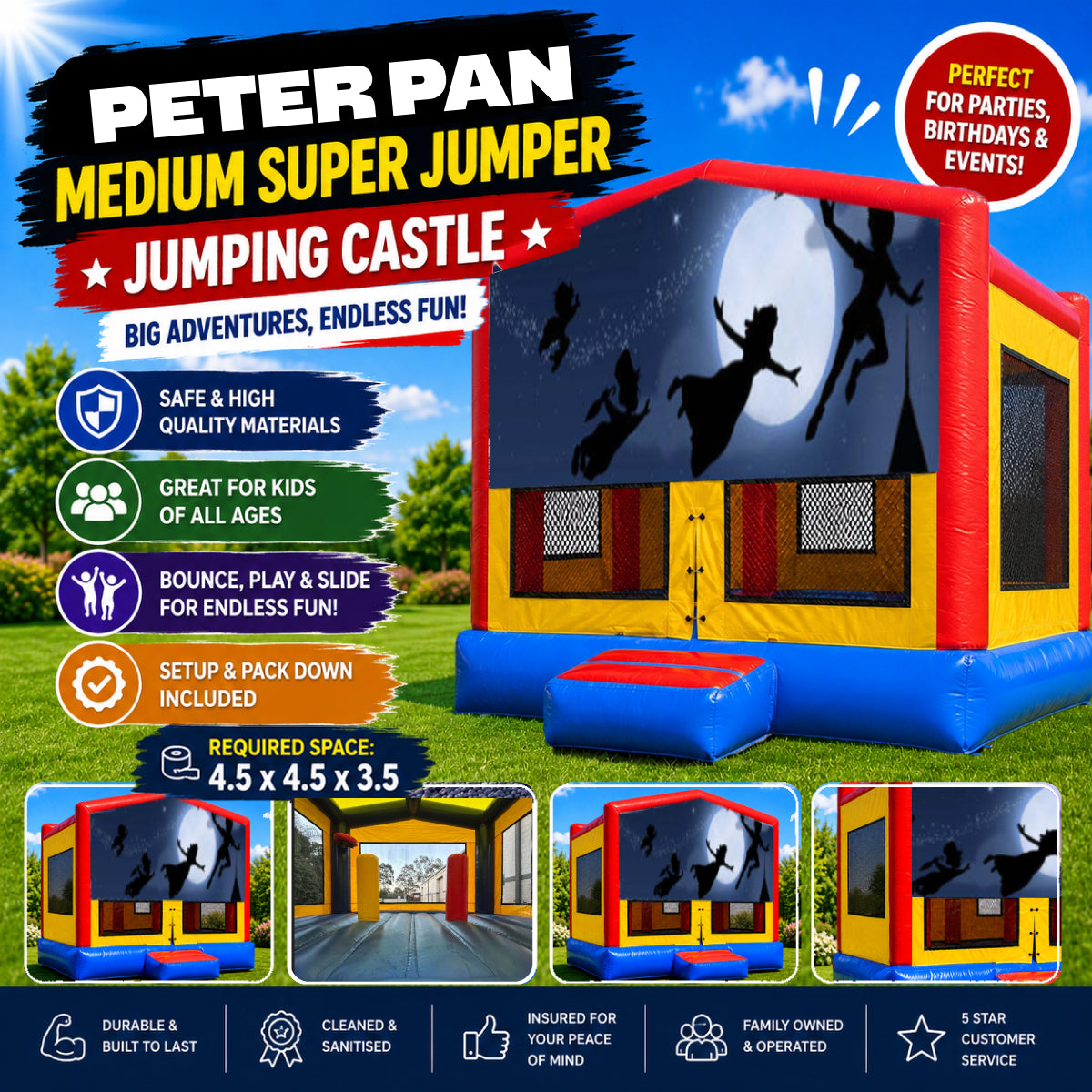 Peter Pan Medium Super Jumper Combo