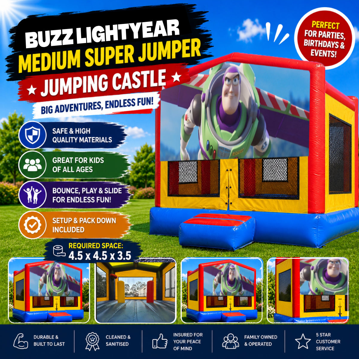 Buzz Lightyear  Medium Super Jumper Combo