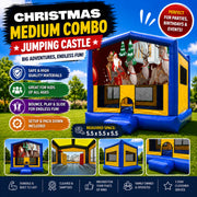 Christmas #6 Medium Combo Jumping Castle