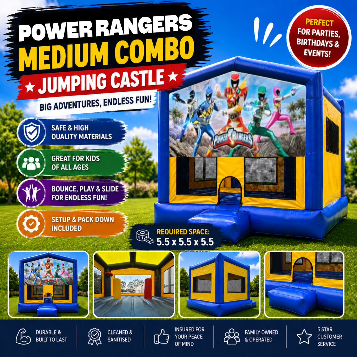 Power Rangers Medium Combo
