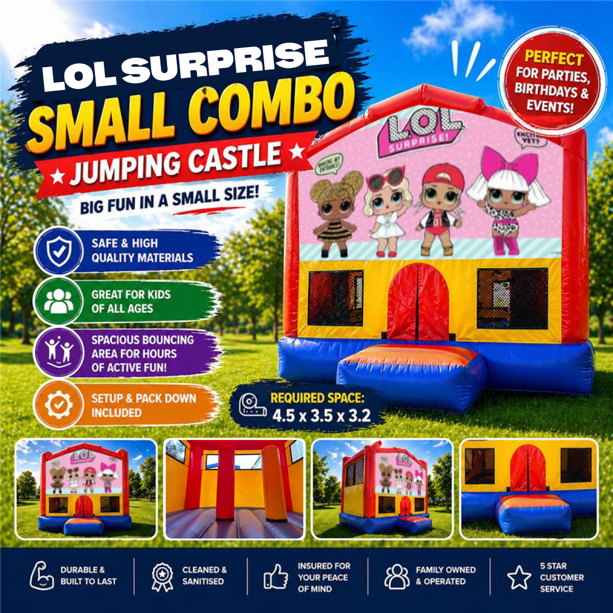 LOL Surprise Small Combo Jumping Castle