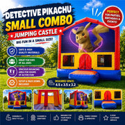 Detective Pikachu Small Combo Jumping Castle