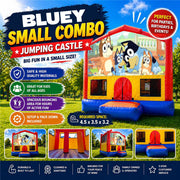 Bluey Small Combo Jumping Castle