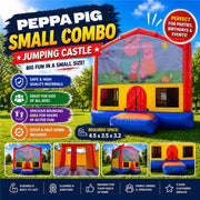 Peppa Pig Small Combo Jumping Castle