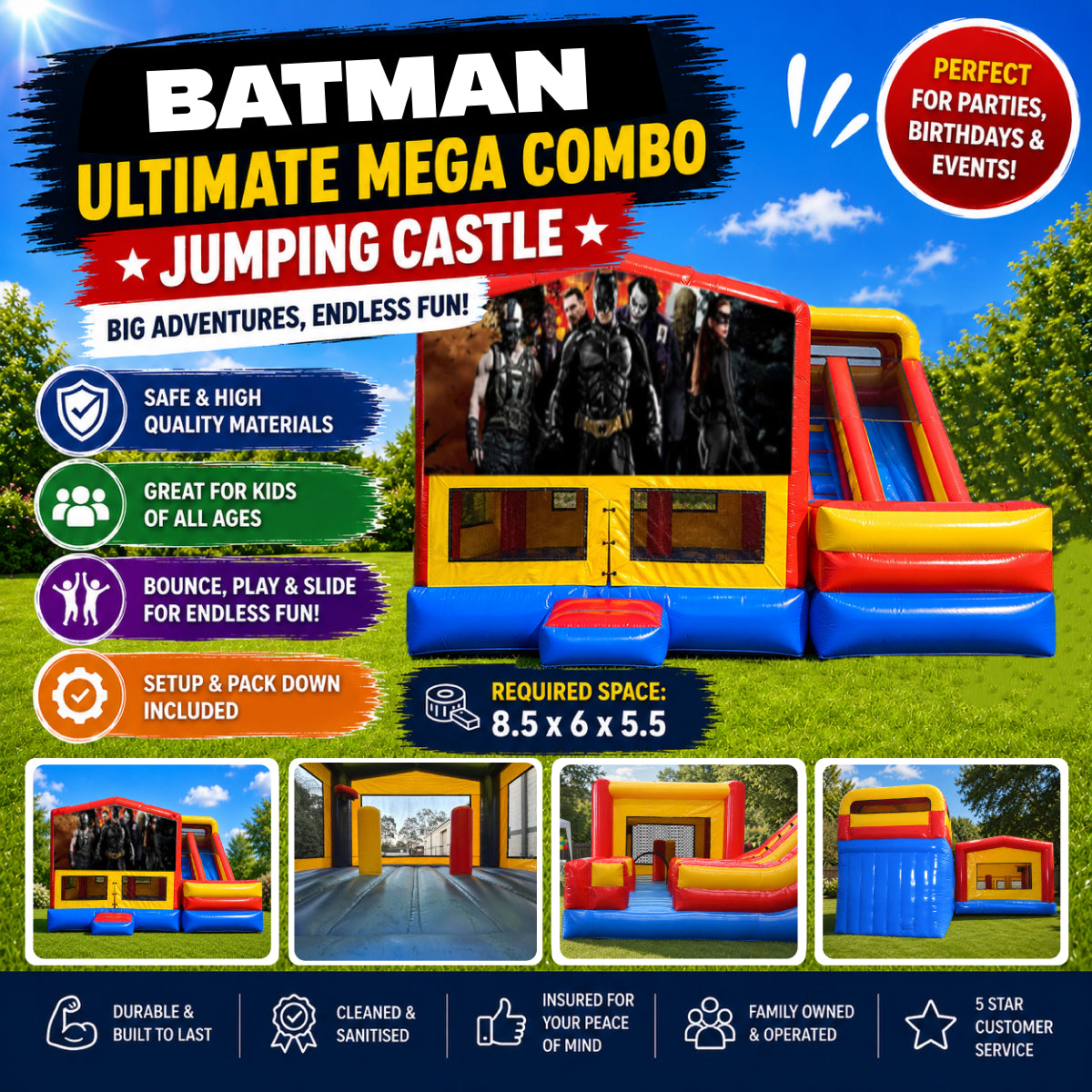 Batman Ultimate Mega Combo Jumping Castle