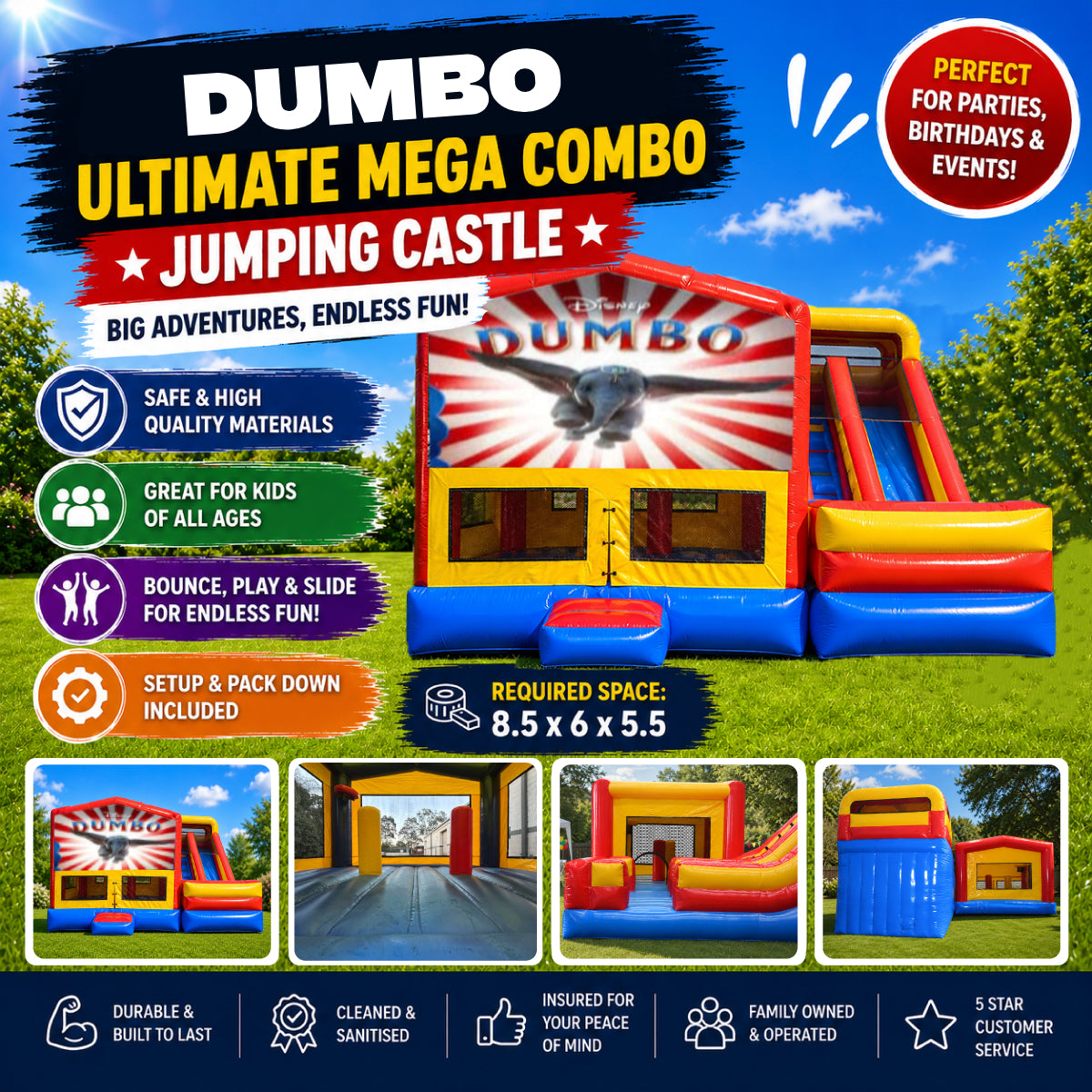 Dumbo Ultimate Mega Combo Jumping Castle