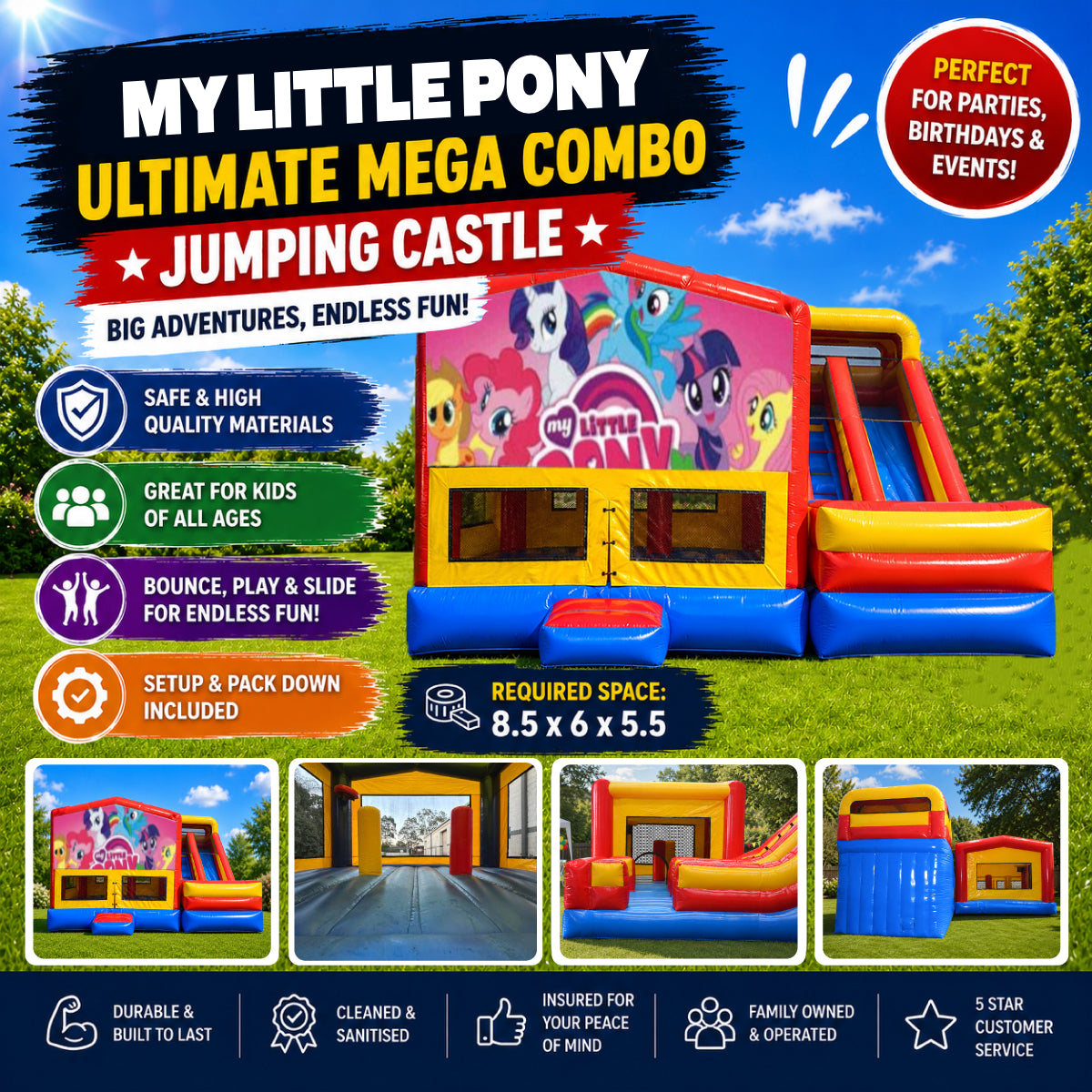 My Little Pony Ultimate Mega Combo Jumping Castle