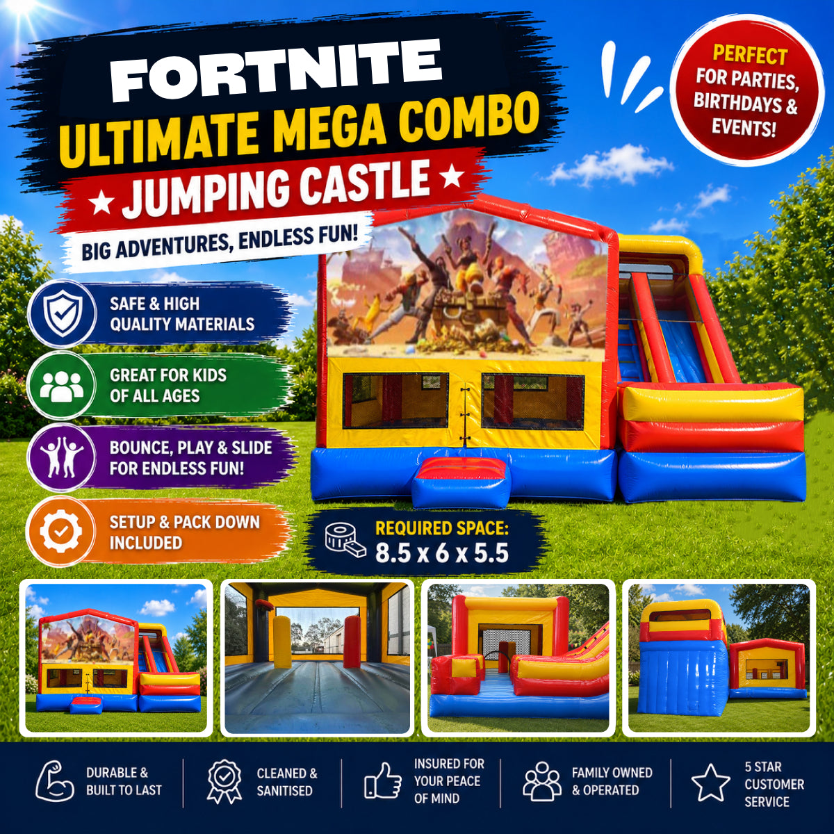 Fortnite Ultimate Mega Combo Jumping Castle