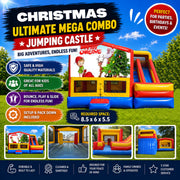Christmas #9 Ultimate Mega Combo Jumping Castle