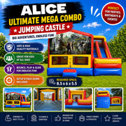 Alice in Wonderland #2 Ultimate Mega Combo Jumping Castle