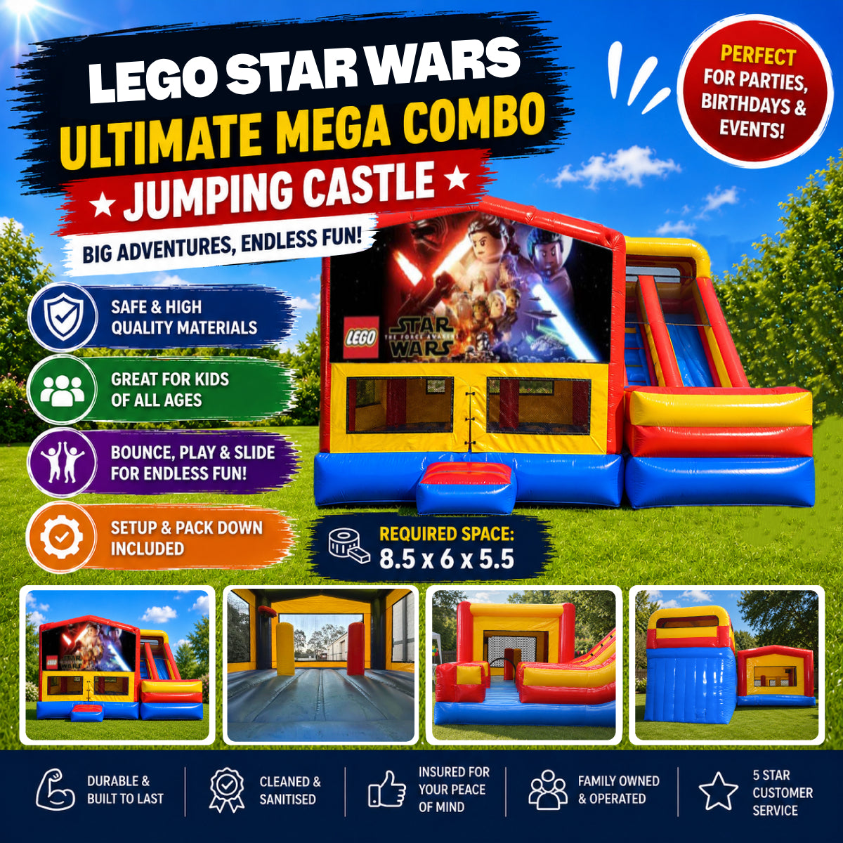 Lego Star Wars Ultimate Mega Combo Jumping Castle