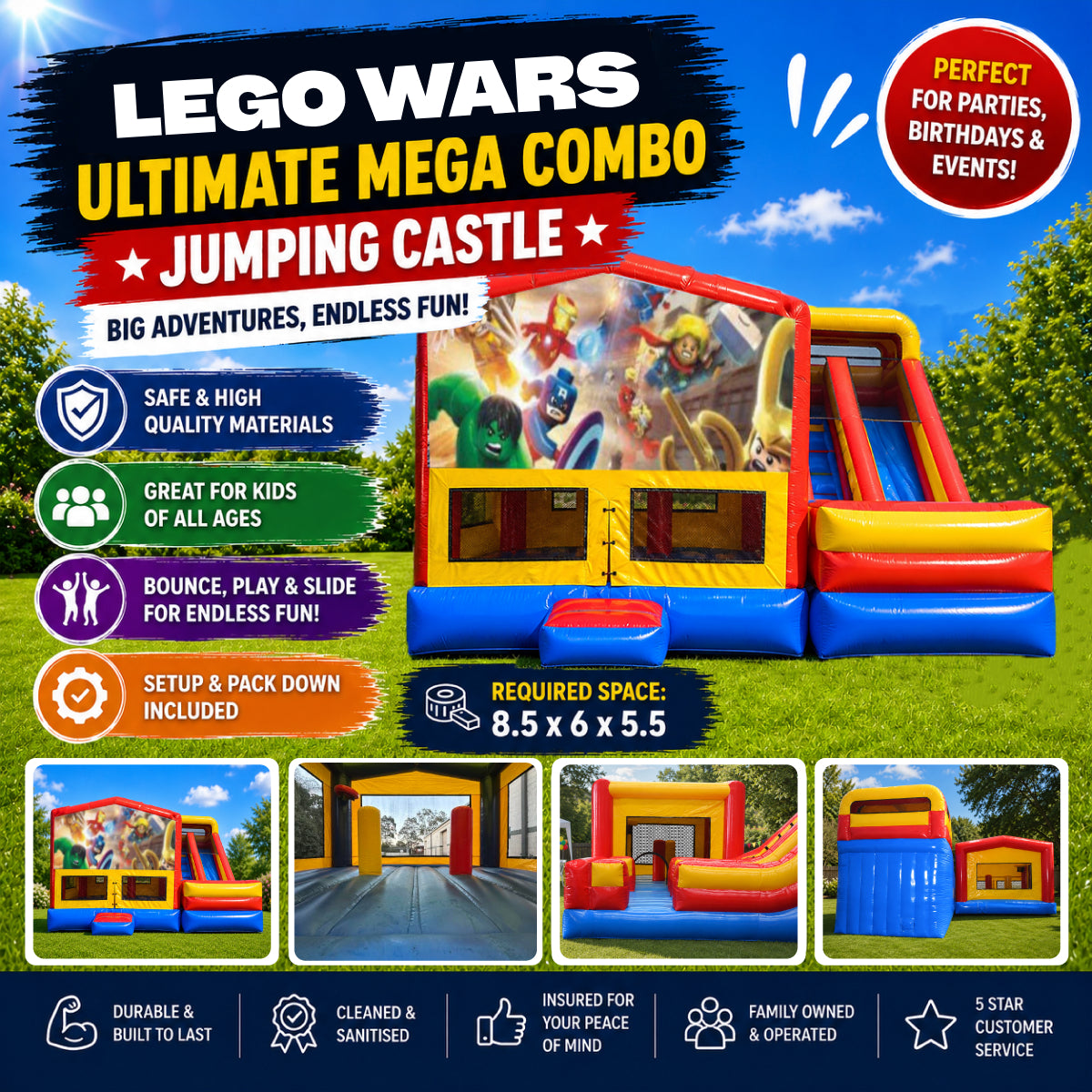 Lego Wars Ultimate Mega Combo Jumping Castle