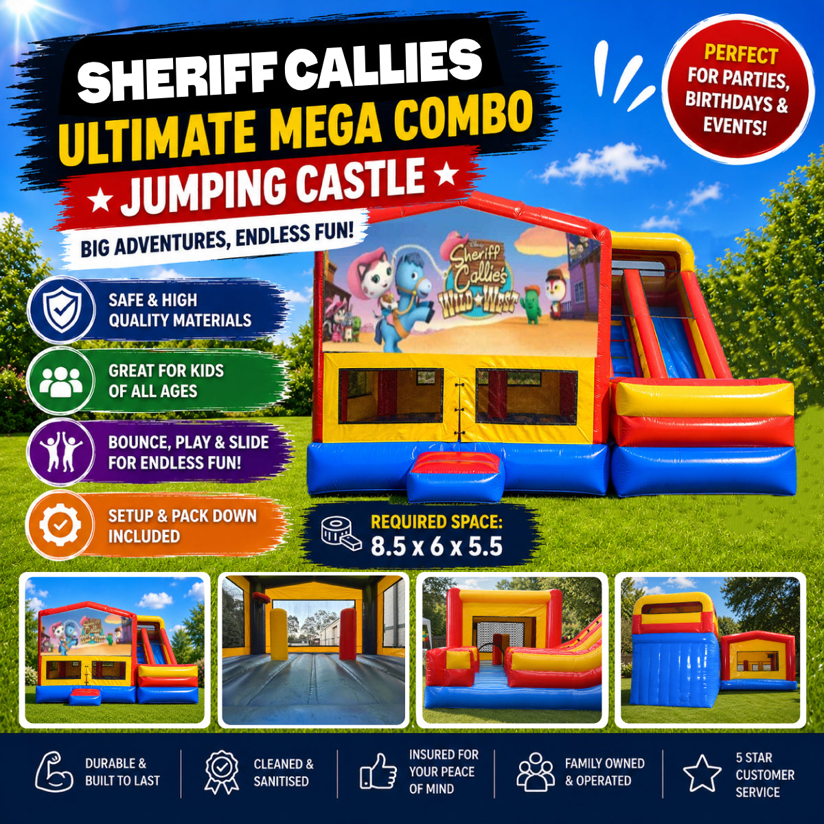 Sheriff Callies Ultimate Mega Combo Jumping Castle