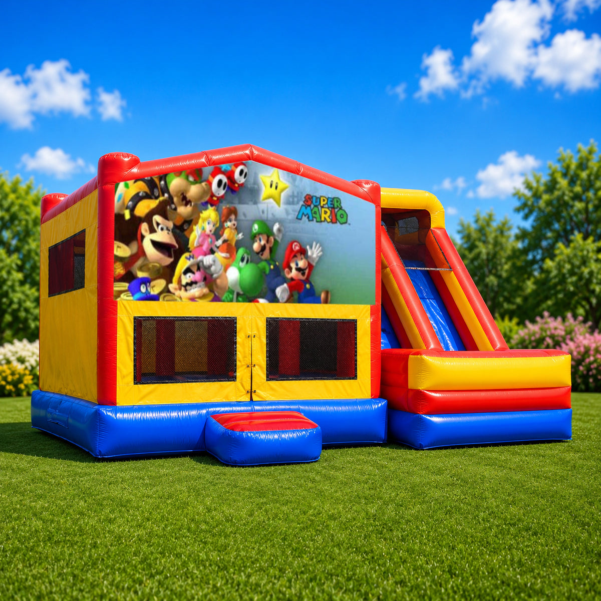 Super Mario Ultimate Mega Combo Jumping Castle