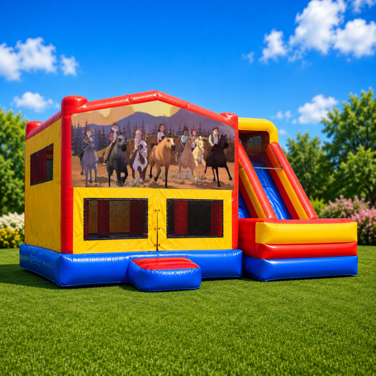 Dreamworks Spirit Ultimate Mega Combo Jumping Castle