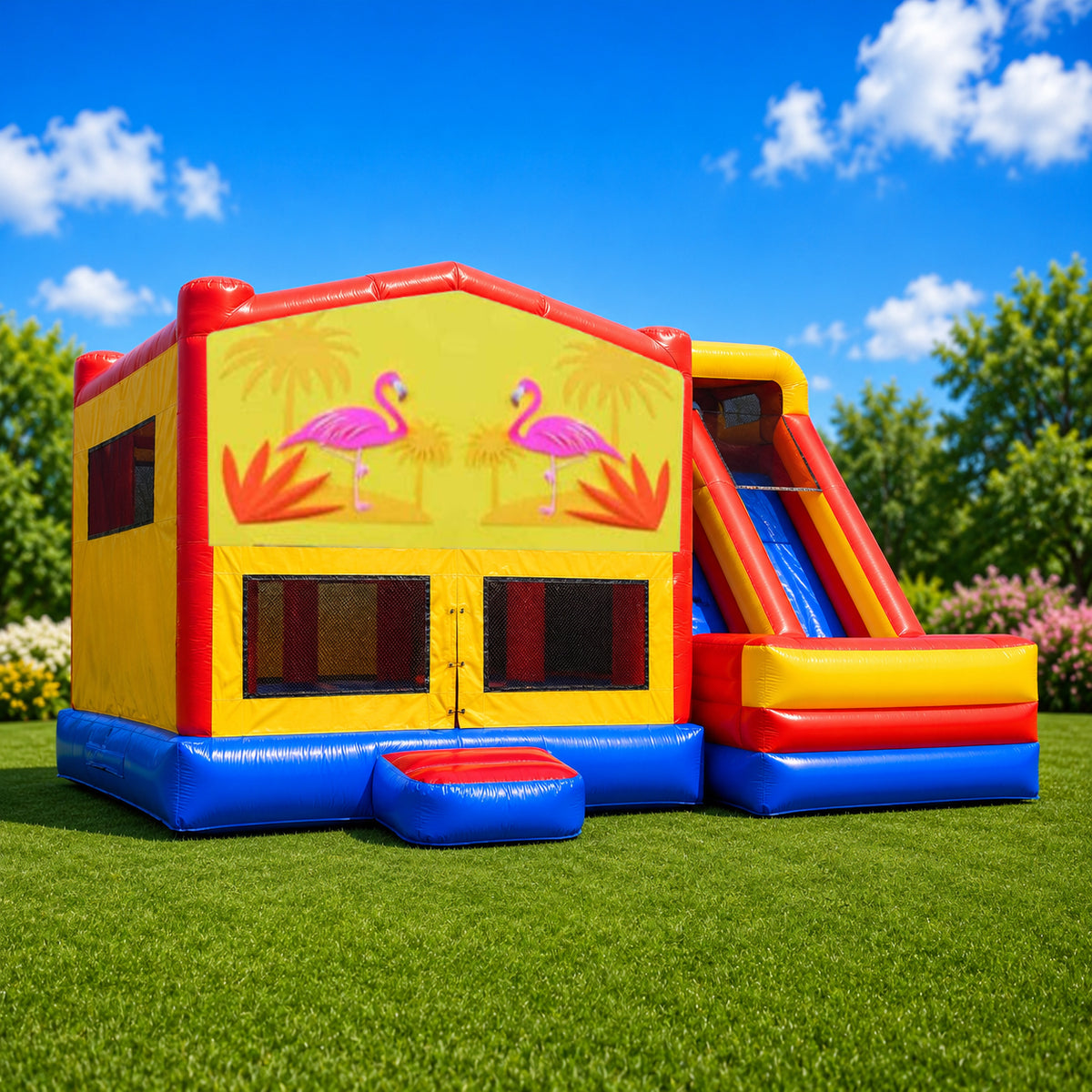 Flamingos Ultimate Mega Combo Jumping Castle