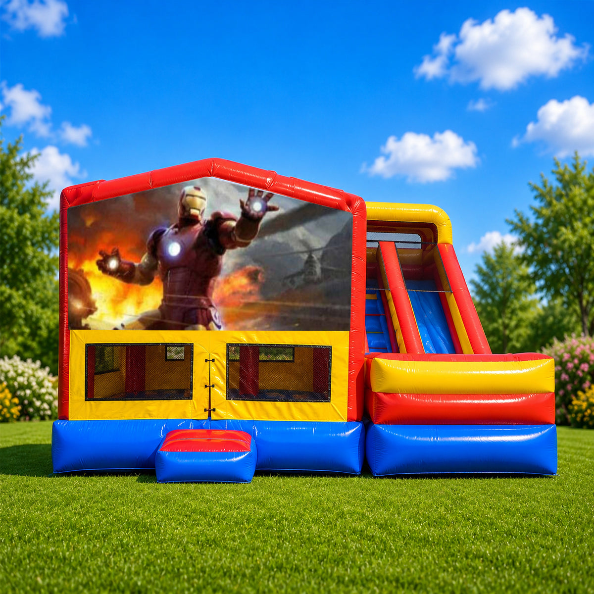 Iron Man Ultimate Mega Combo Jumping Castle