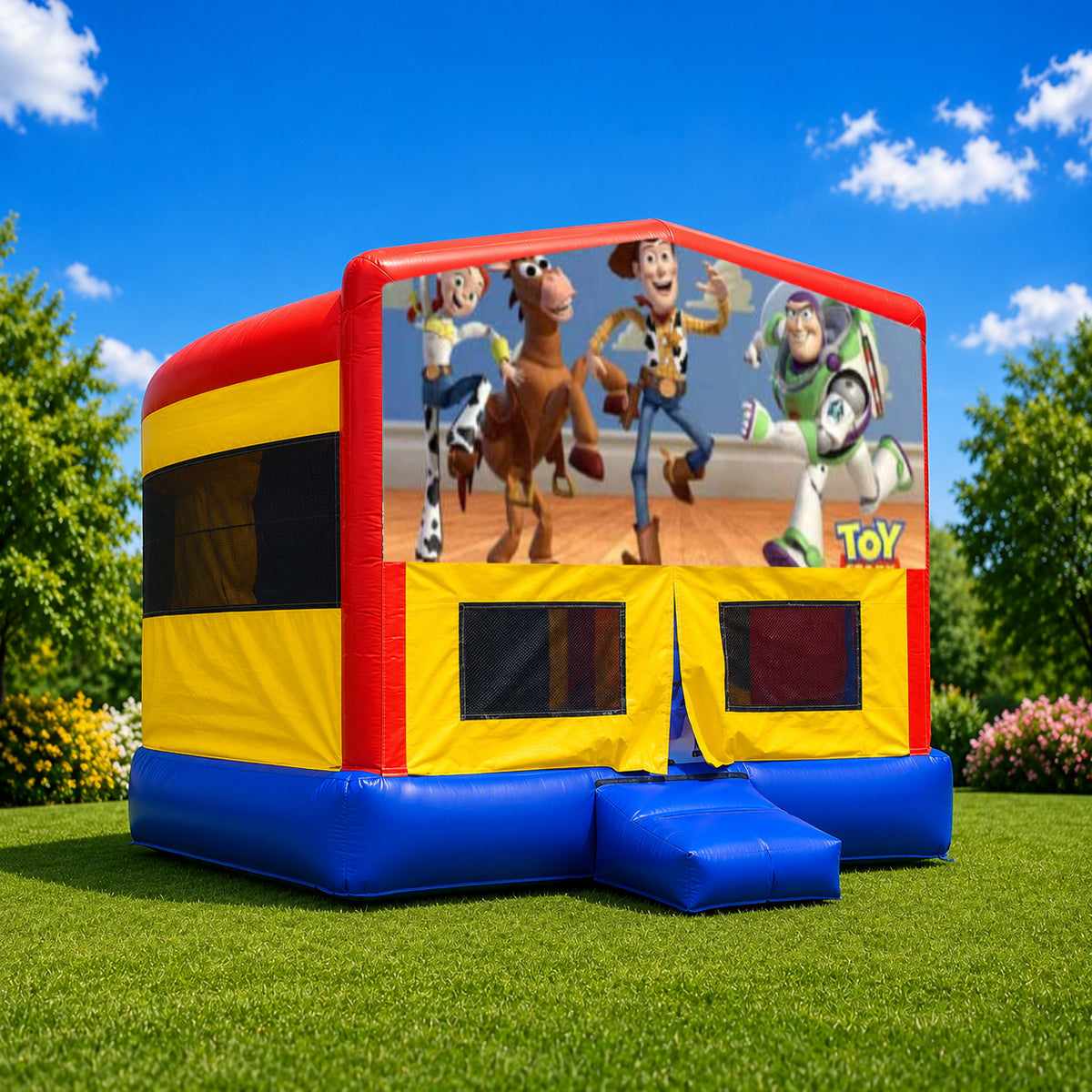 Toy Story Double Super Drop Combo Jumping Castle