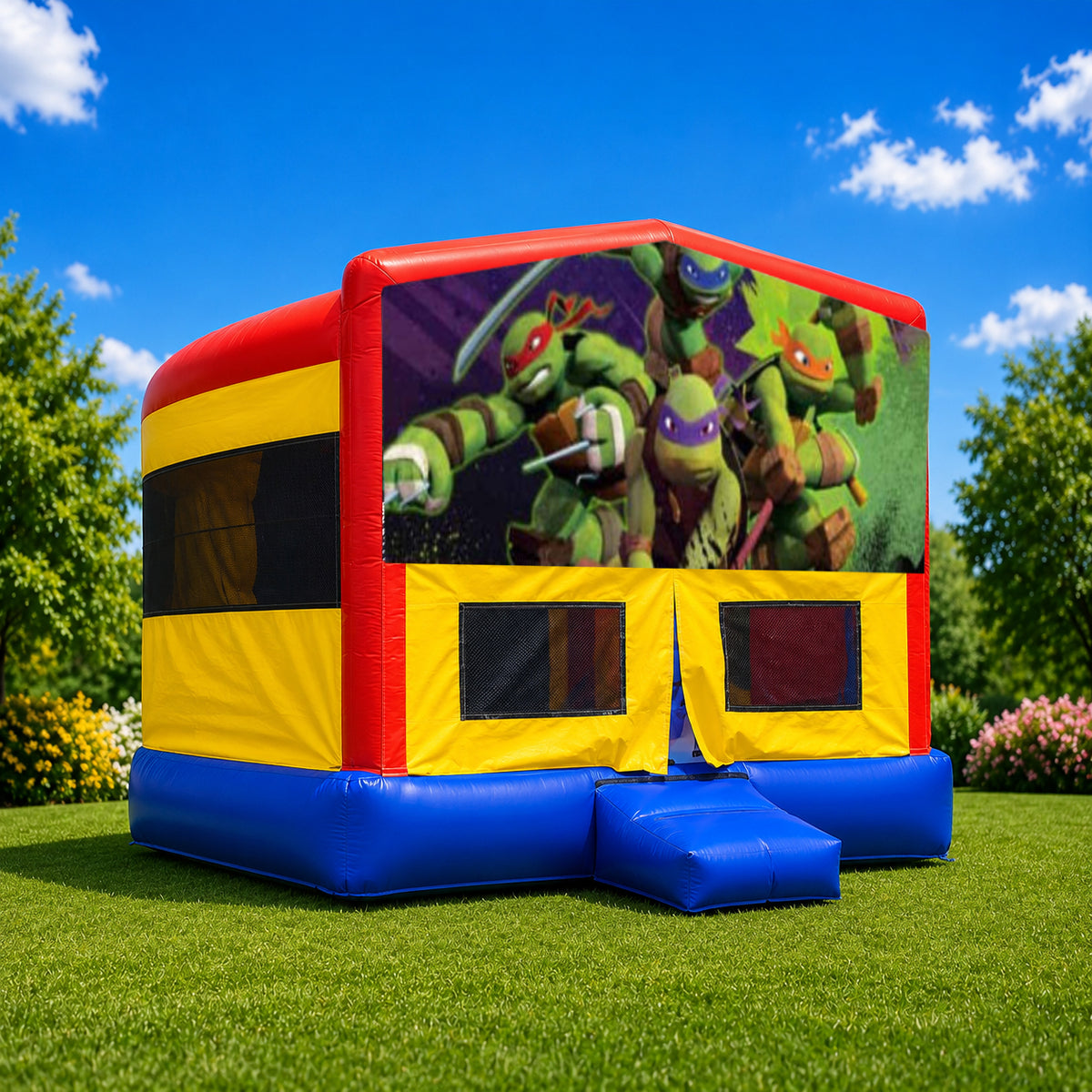 Ninja Turtles #2 Super Drop Combo Jumping Castle
