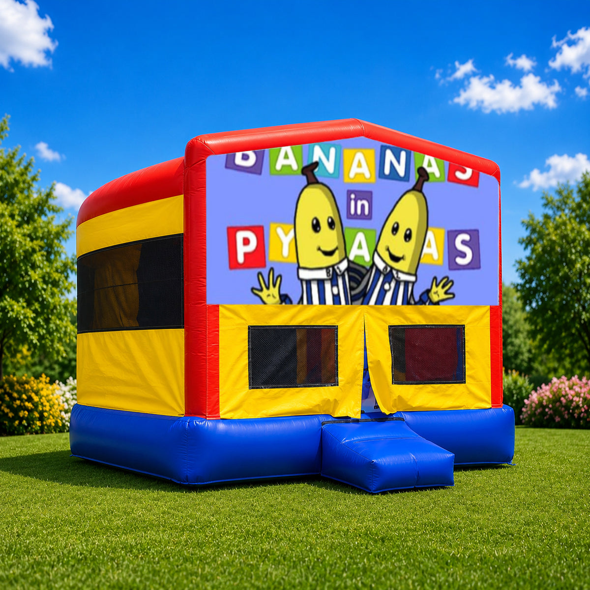 Bananas in Pyjamas Double Super Drop Combo Jumping Castle