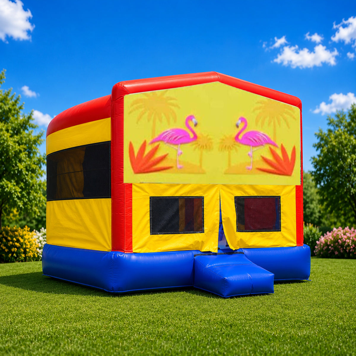 Flamingos Super Drop Combo Jumping Castle