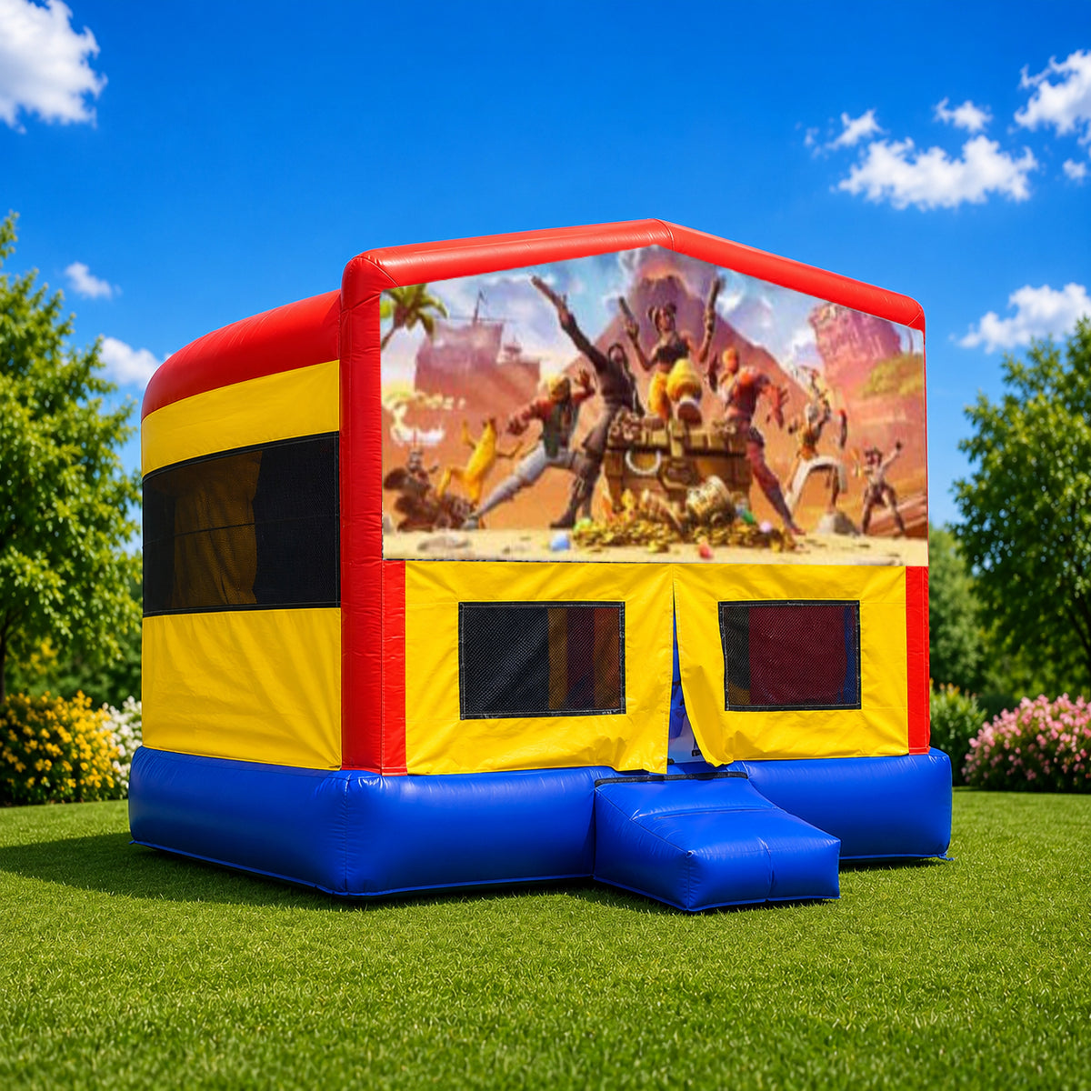 Fortnite Double Super Drop Combo Jumping Castle