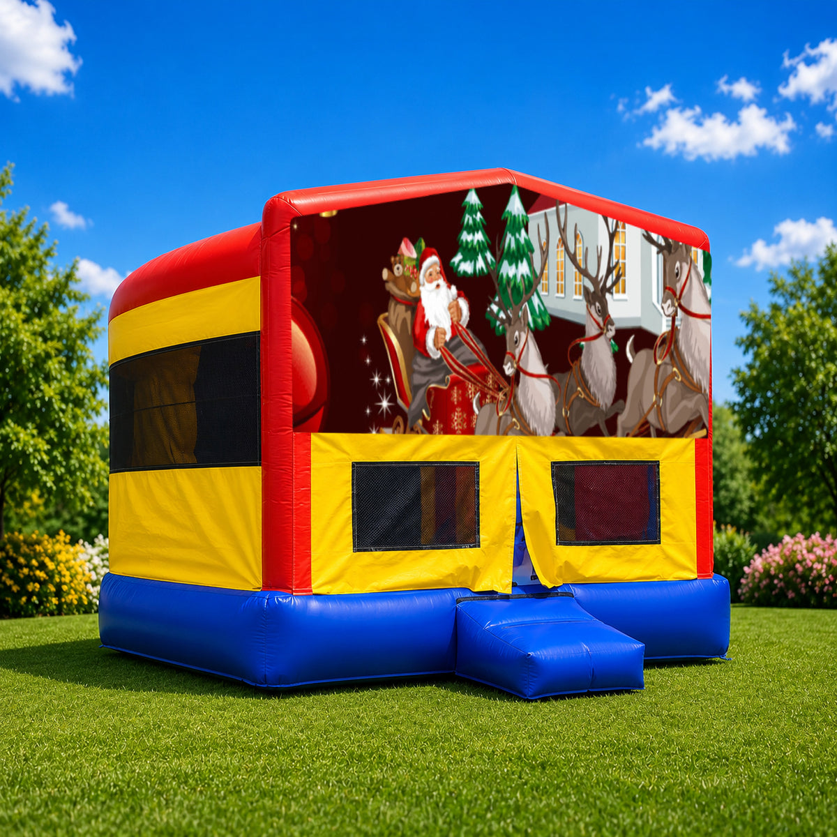 Christmas #6 Super Drop Combo Jumping Castle