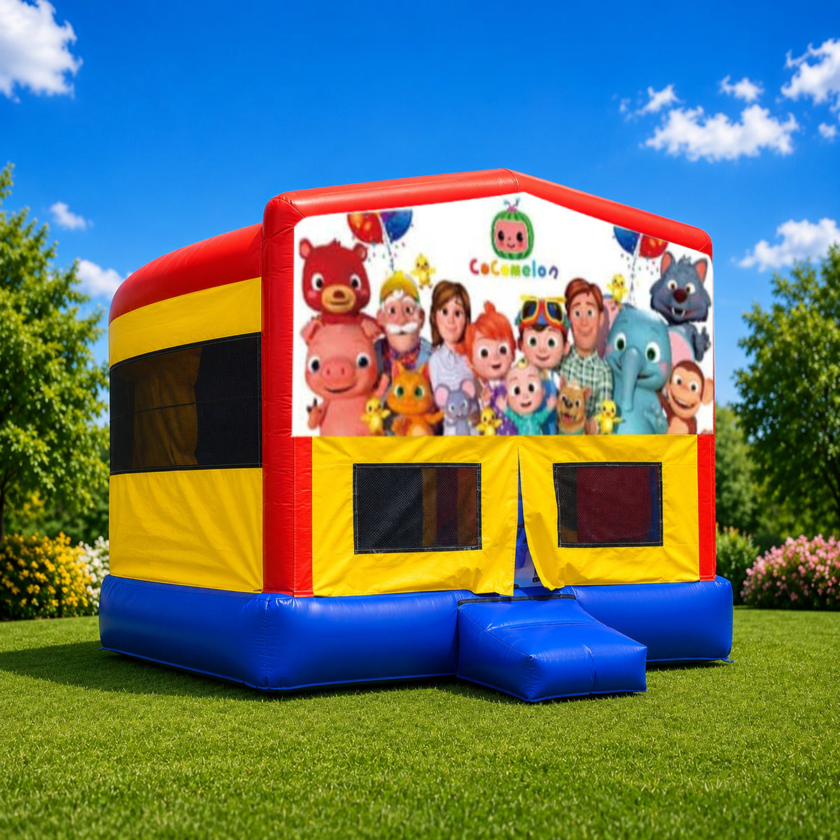 Cocomelon Double Super Drop Combo Jumping Castle