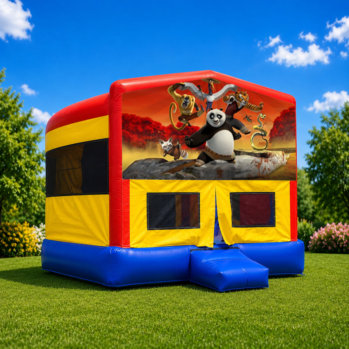 Kung Fu Panda Super Drop Combo Jumping Castle