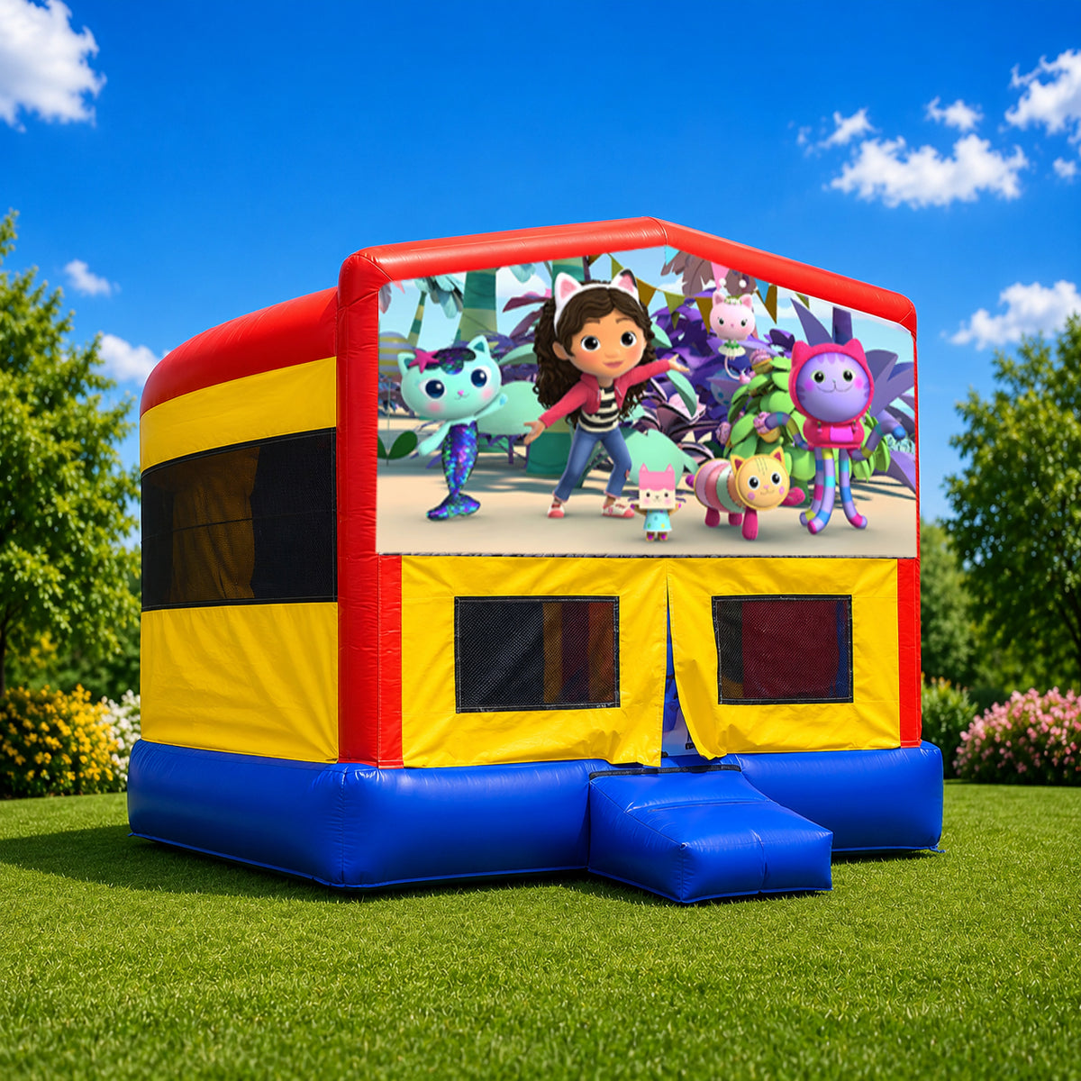 Gabby's Dollhouse Super Drop Combo Jumping Castle