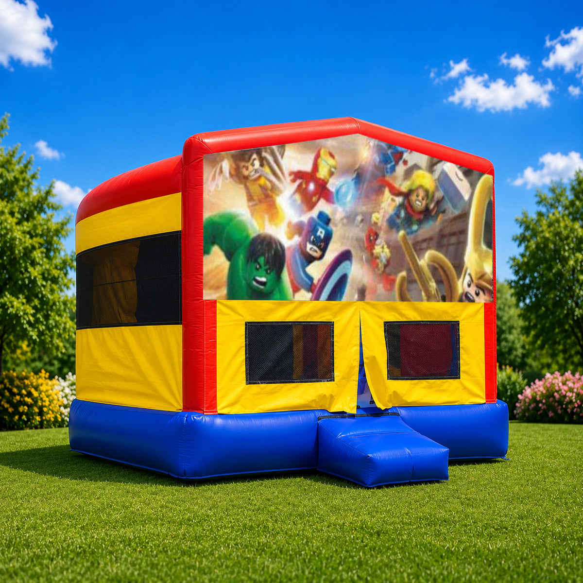 Lego Wars Double Super Drop Combo Jumping Castle