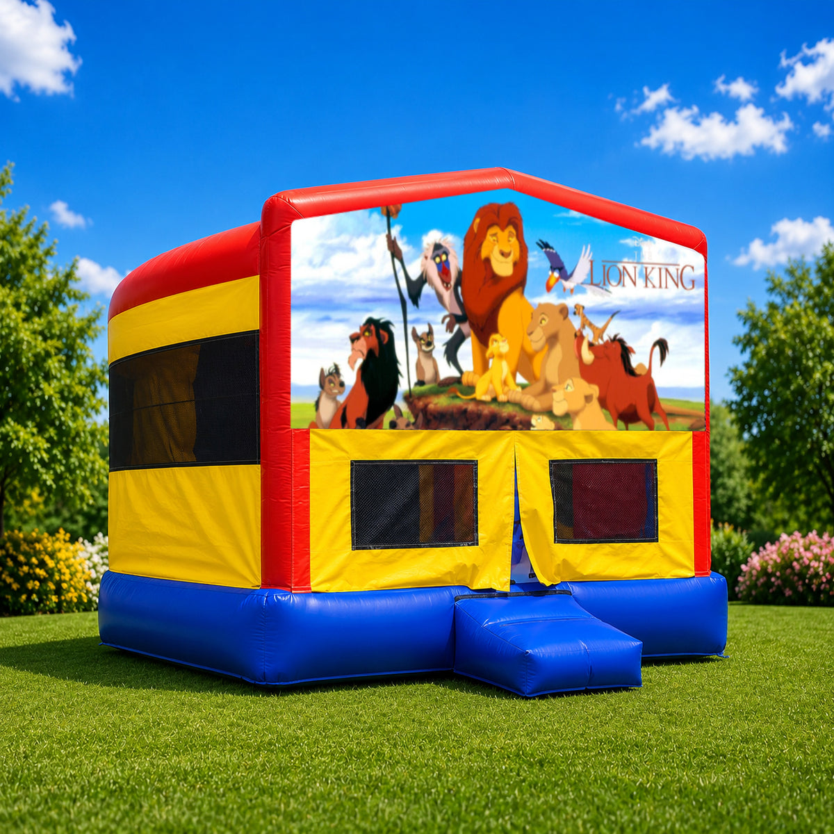 Lion King Double Super Drop Combo Jumping Castle