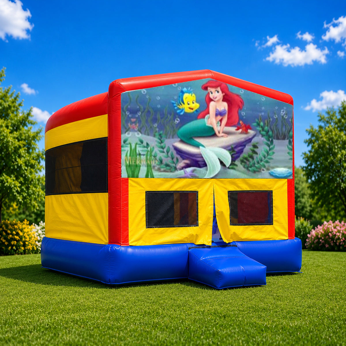 Little Mermaid Double Super Drop Combo Jumping Castle