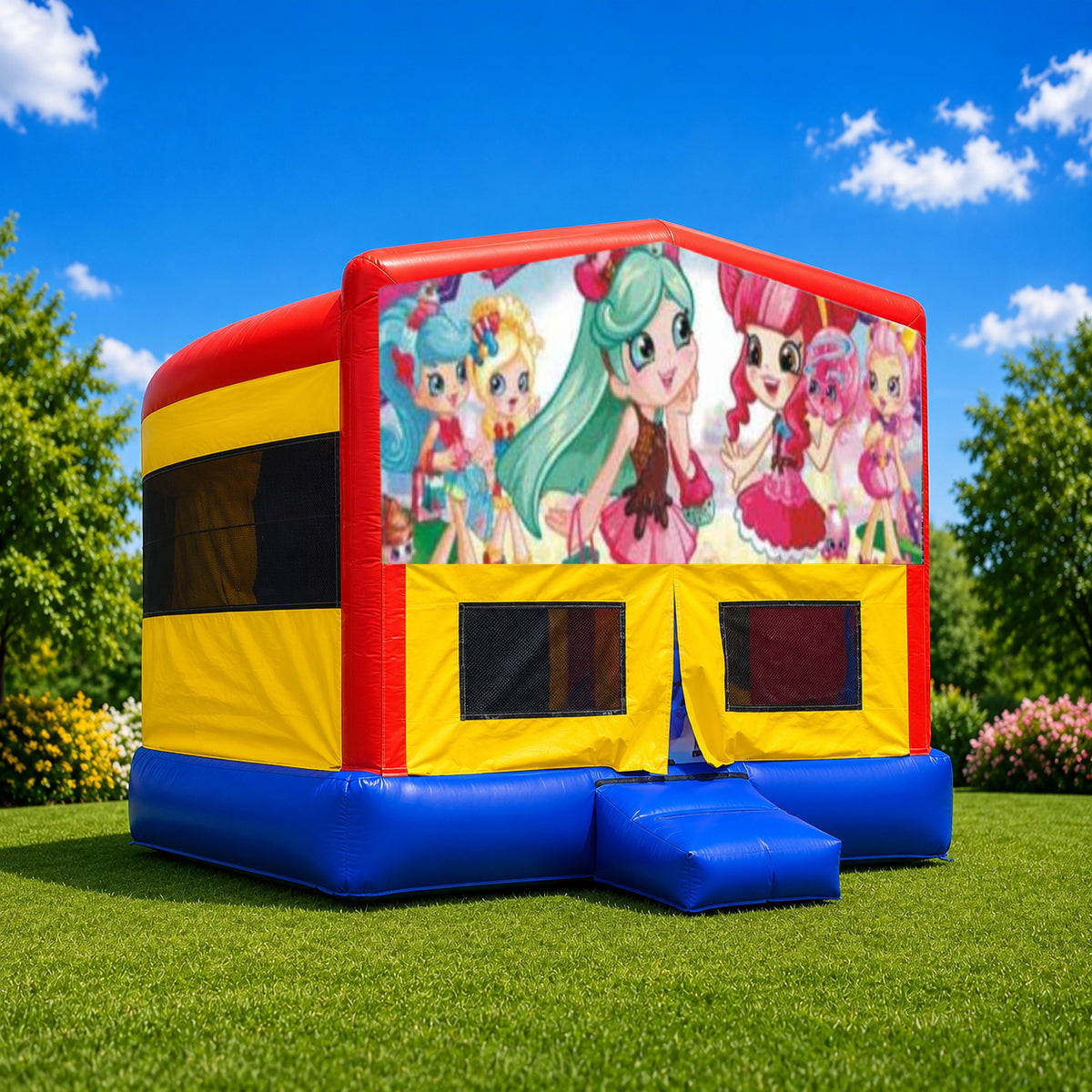 Shopkins Double Super Drop Combo Jumping Castle