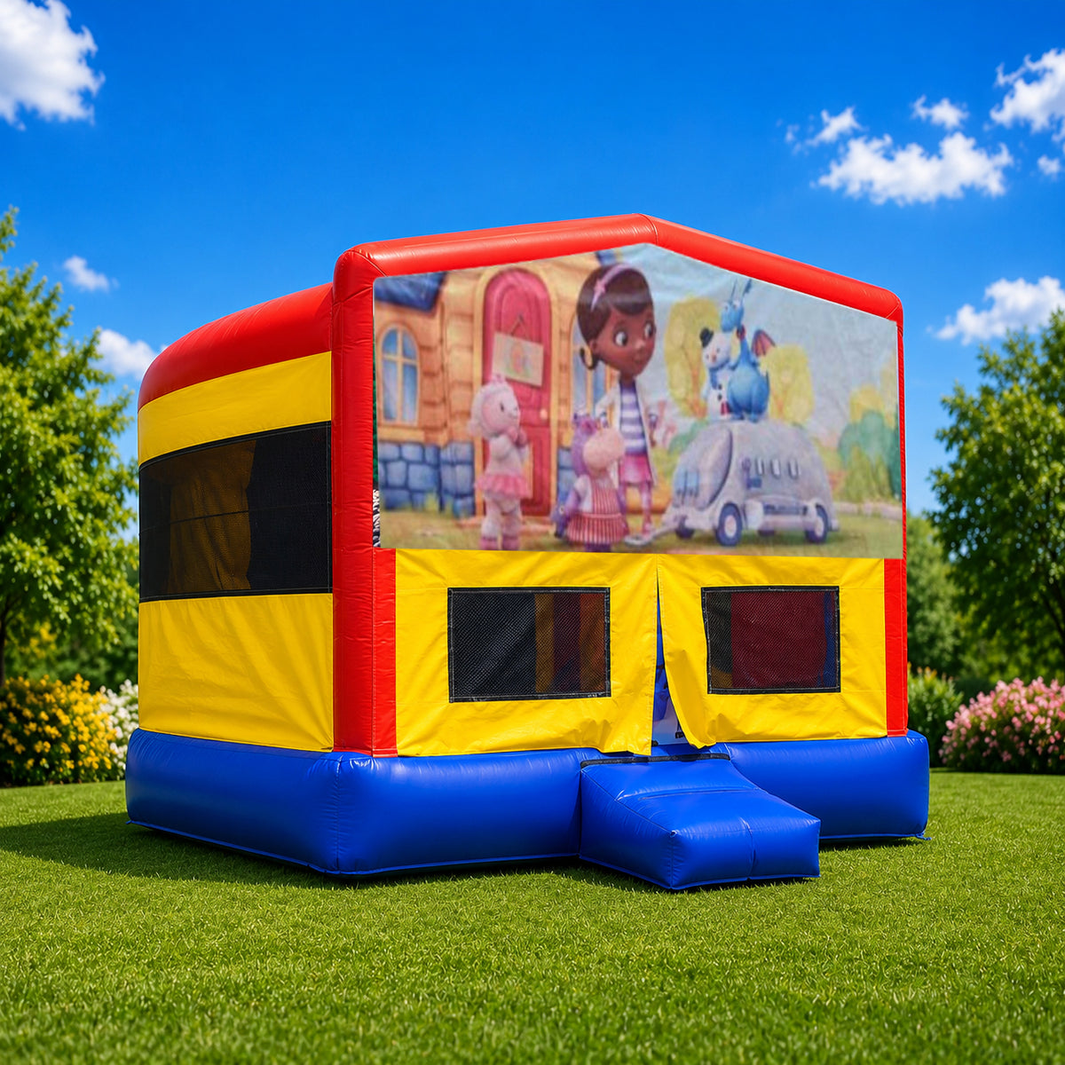 Doc Mcstuffins Super Drop Combo Jumping Castle
