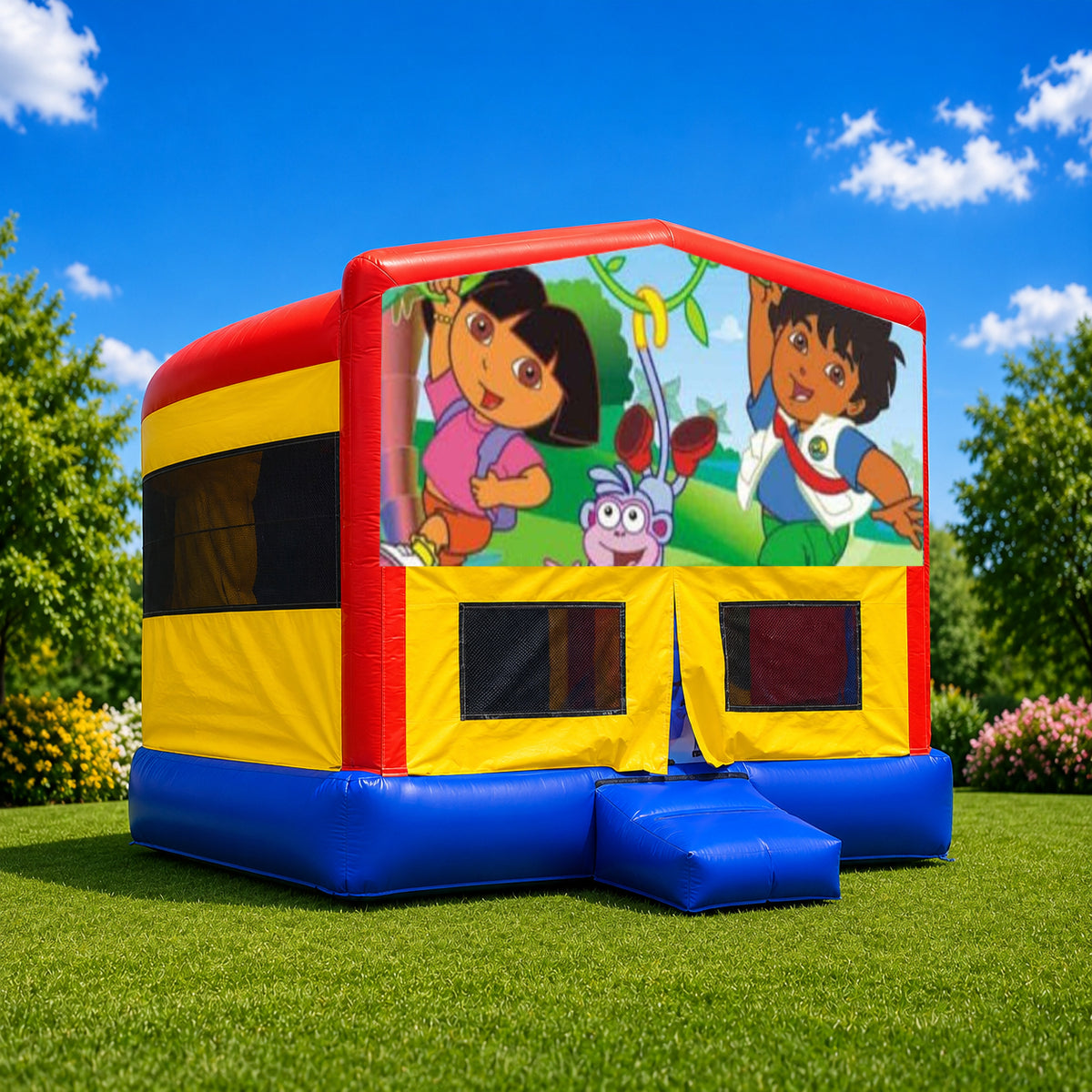 Dora Super Drop Combo Jumping Castle