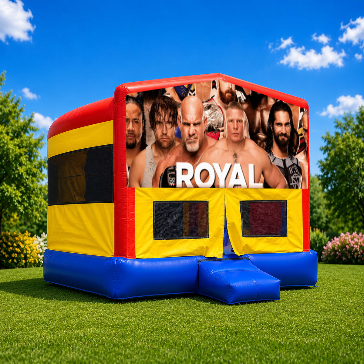 WWE Double Super Drop Combo Jumping Castle