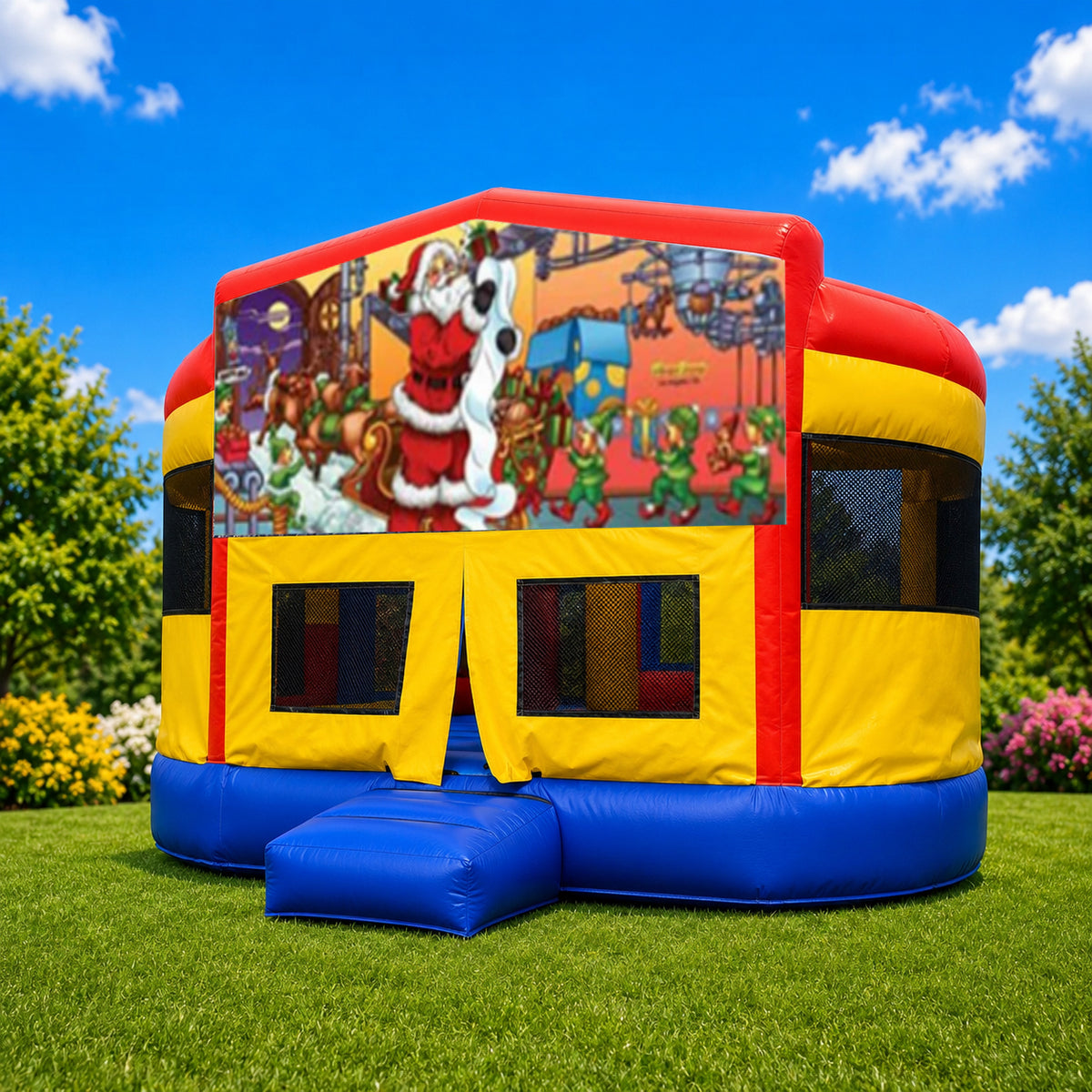 Christmas #1 Double Super Drop Combo Jumping Castle