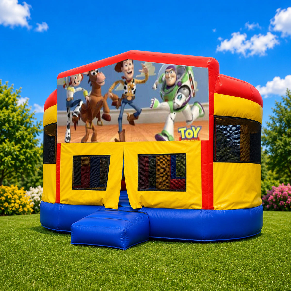 Toy Story Double Super Drop Combo Jumping Castle